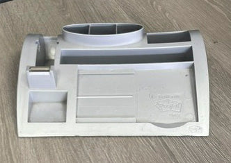 Silver Plastic Desk Tidy