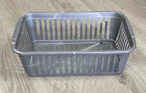Grey Plastic Perforated Creates