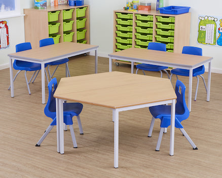 Round Tube Leg Classroom Tables