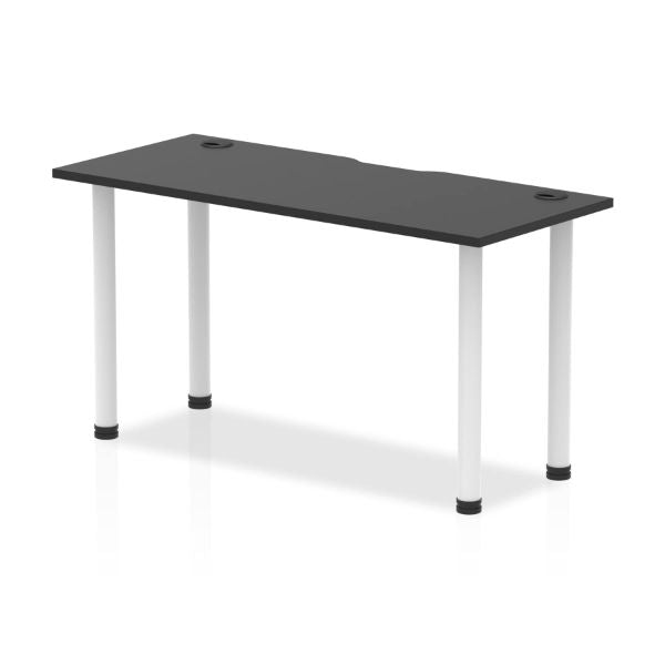 Post Leg Black Desk