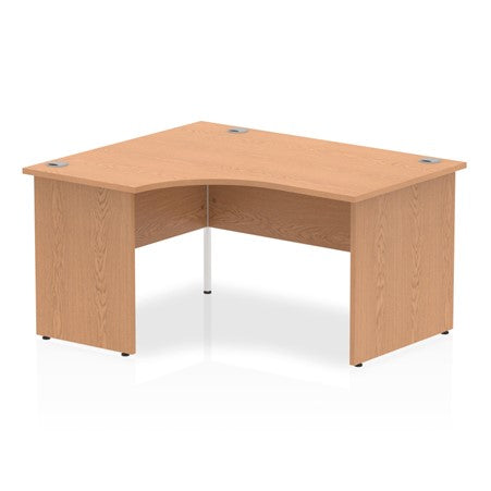 Impulse Panel End Crescent Desk