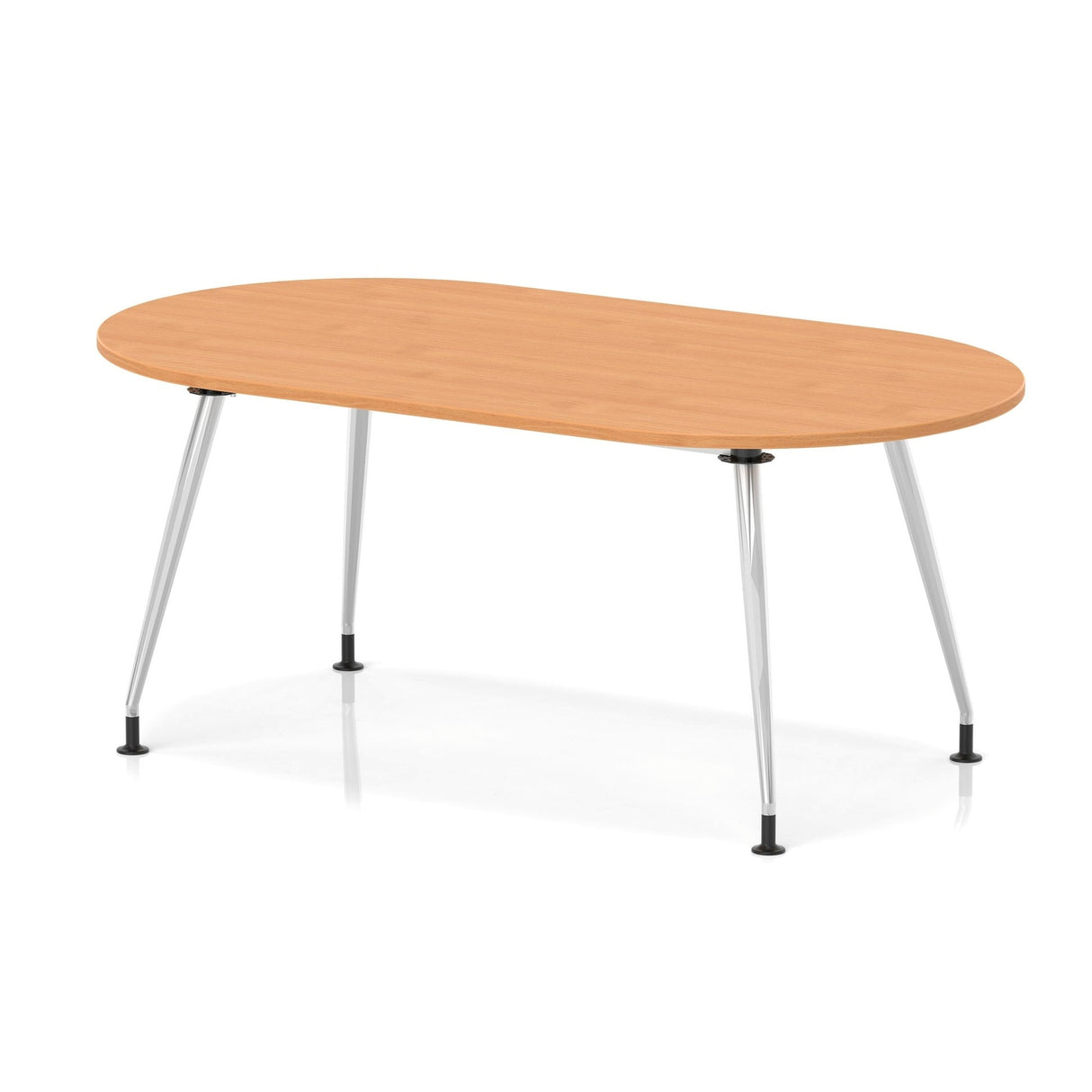 Meeting Table with Silver Leg Frame