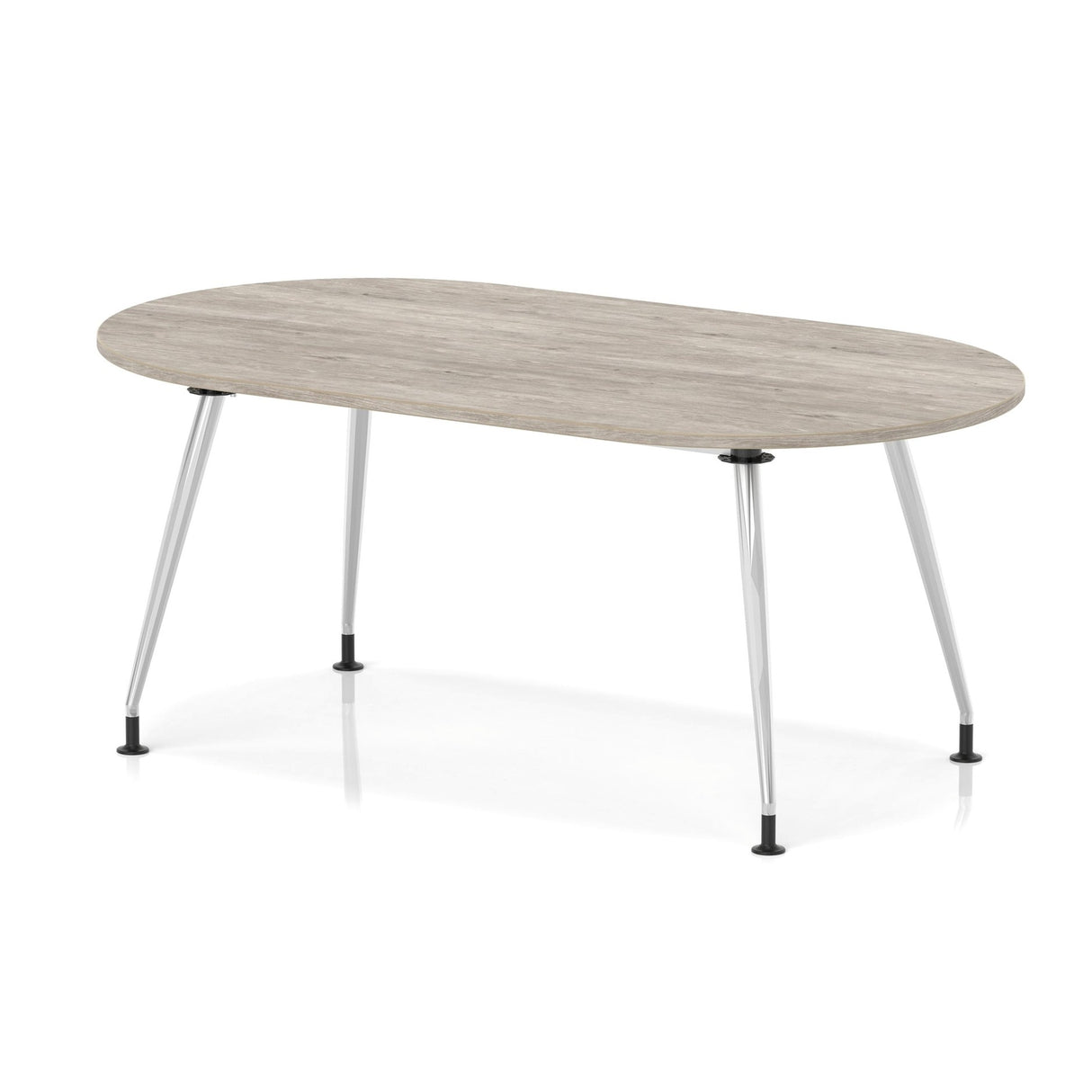 Meeting Table with Silver Leg Frame