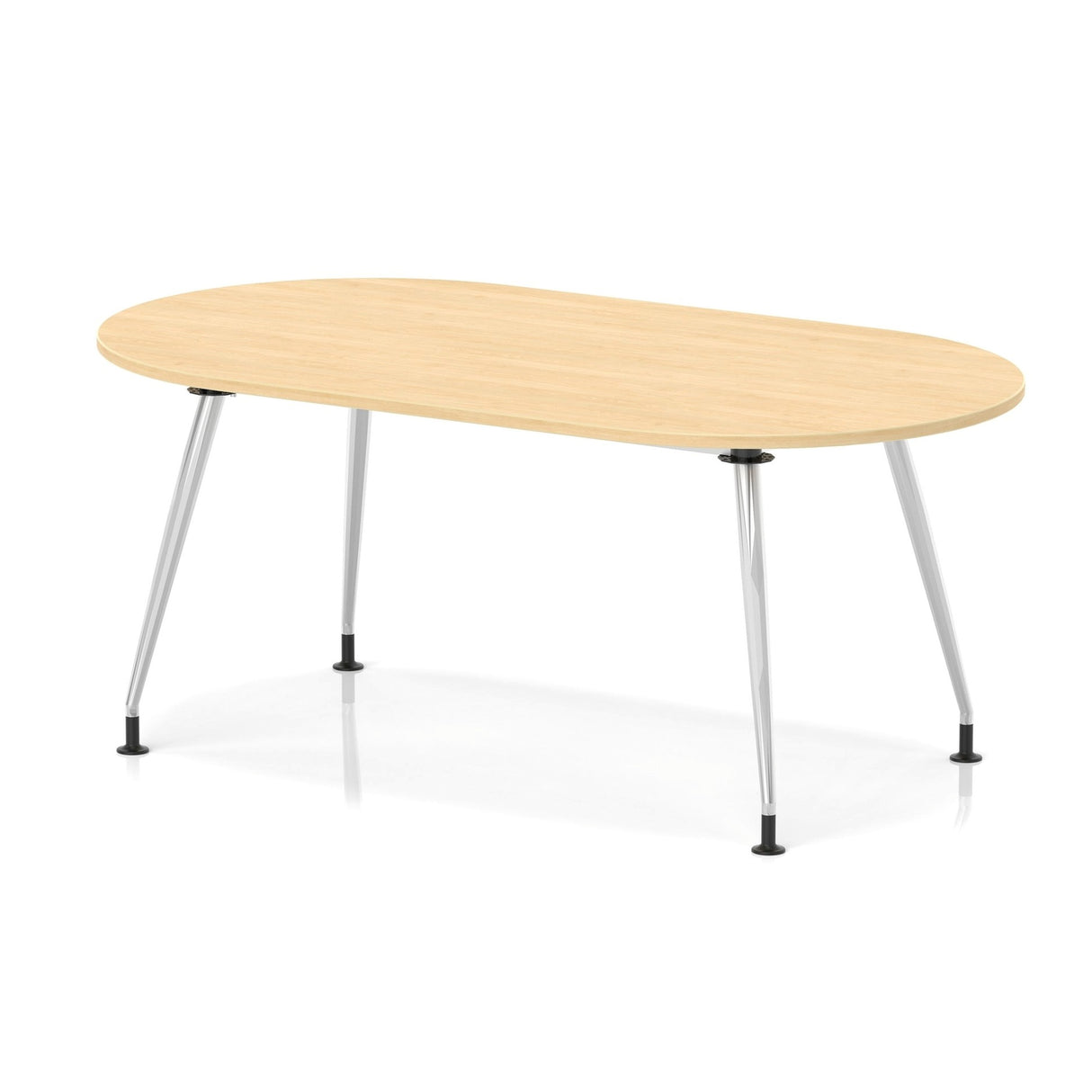 Meeting Table with Silver Leg Frame