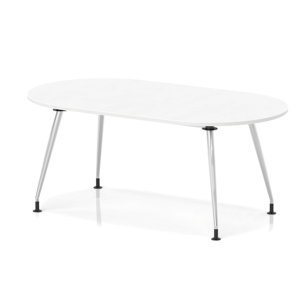 Meeting Table with Silver Leg Frame