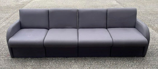 BRS Blizzard Grey 4 Seater with Arms