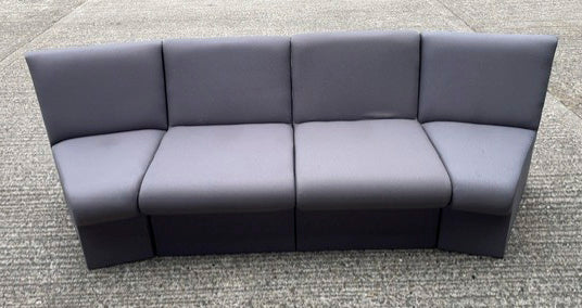BRS Blizzard Grey Curved Seating