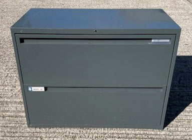 Main Dark Grey 2 Drawer Side Filer