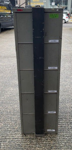 Harvey Grey 5 Drawer Filing Cabinet With Locking Bar