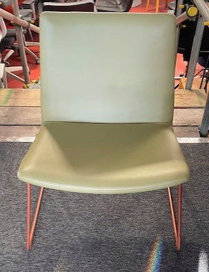 Connnection Lime Green Chairs with Gold Frame