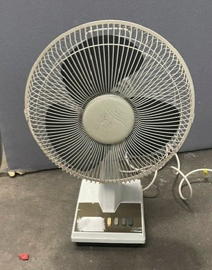 Micromark Gold & Cream Desk Top Fan