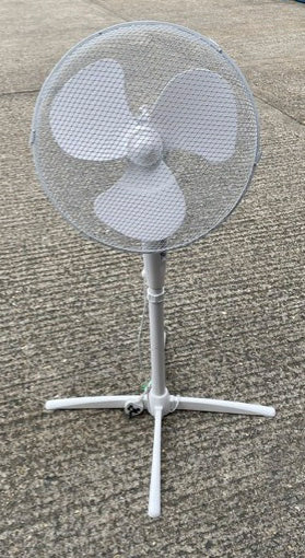 Off White Freestanding Fan