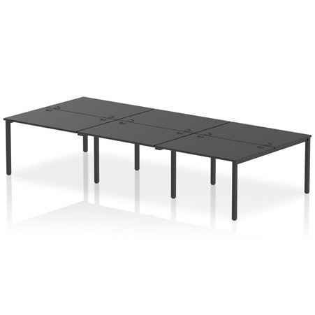 Impulse 6 User Double Bench Desk