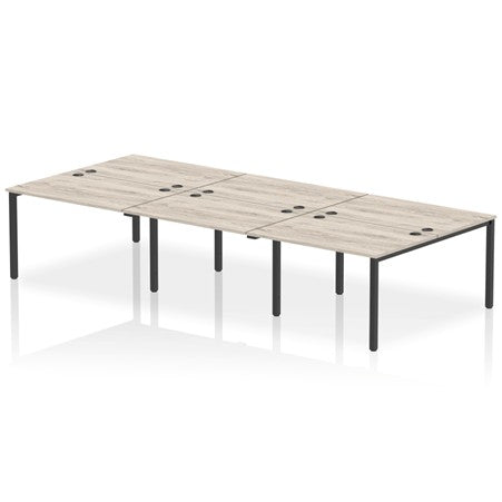 Impulse 6 User Double Bench Desk