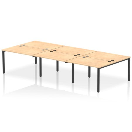 Impulse 6 User Double Bench Desk