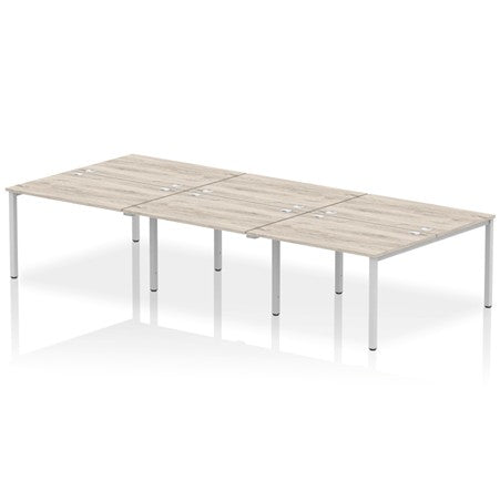 Impulse 6 User Double Bench Desk