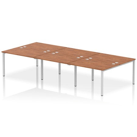 Impulse 6 User Double Bench Desk