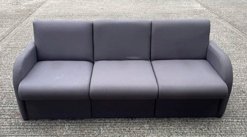 BRS Blizzard Grey 3 Seater with Arms
