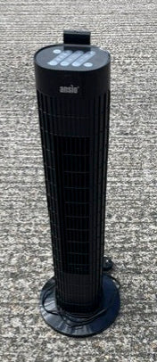 Ansio Black Tower Fan