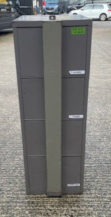 Light Brown 4 Drawer Filing Cabinet With Locking Bar