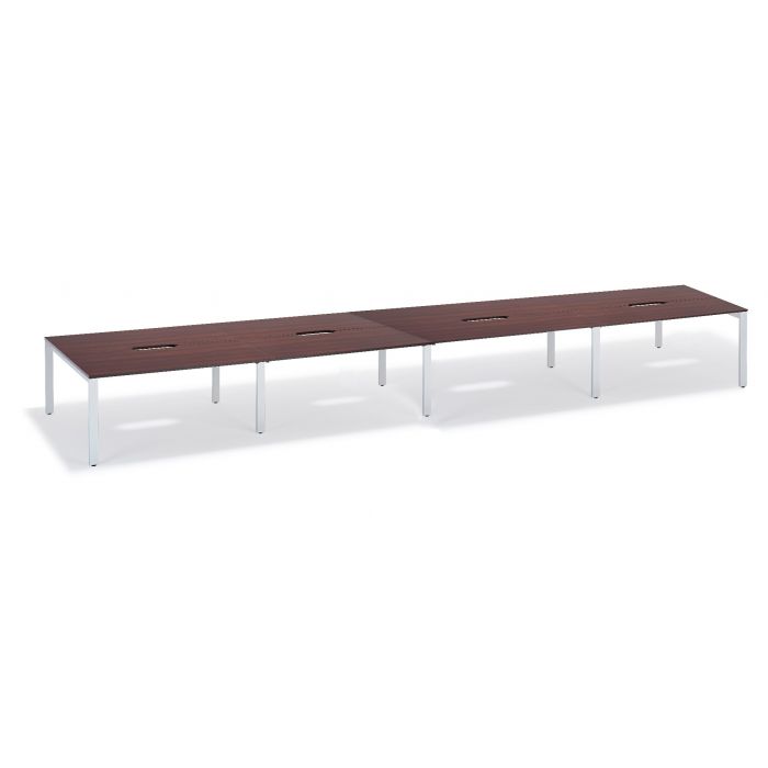 8 User Double Bench System 1600 Leg Frame