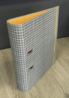 Grey Chequered Leaver Arch File