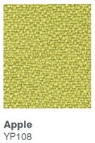 Pinn Bench Seating Plastic Back/Fabric Seat