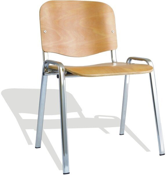 ISO Beech Stacking Chair