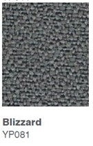 Pinn Bench Seating Plastic Back/Fabric Seat