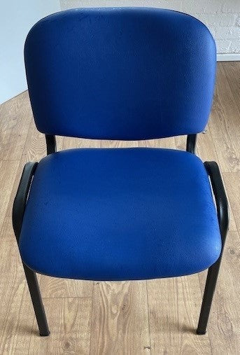 ISO Stacking Chair Black/Vinyl