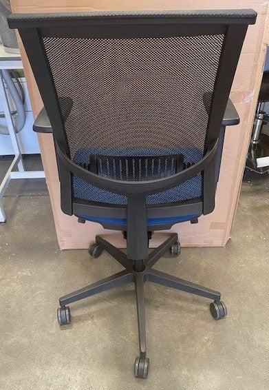 Donati Blue & Black Mesh Back Operator Chair