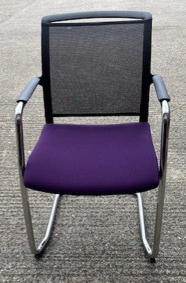 Milani Mesh Back Cantilever Chair