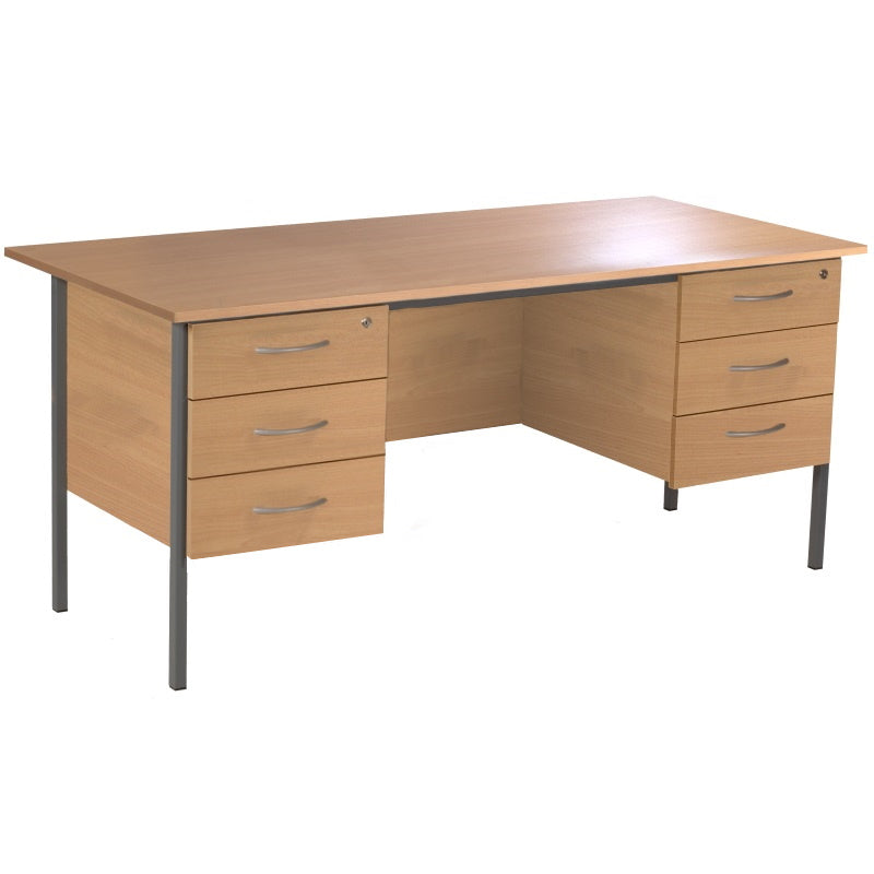 Double Pedestal Desk