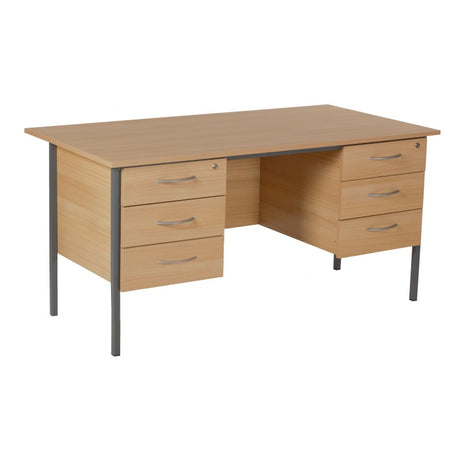 Double Pedestal Desk