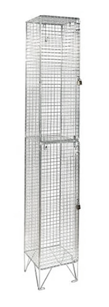 Metal Mesh 2 Door Lockers