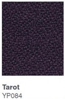 Pinn Bench Seating Plastic Back/Fabric Seat