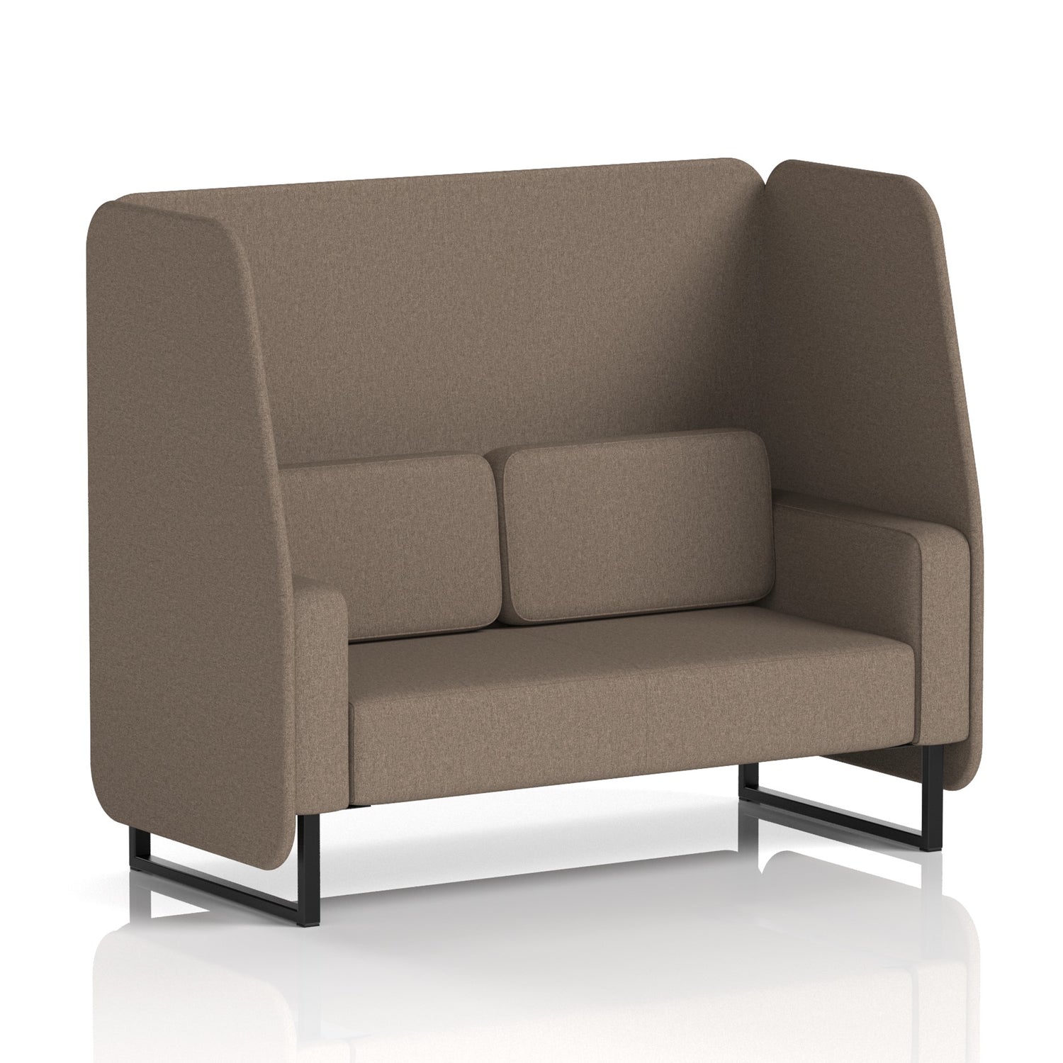 Henry 2 Seater Open Booth Single Tone