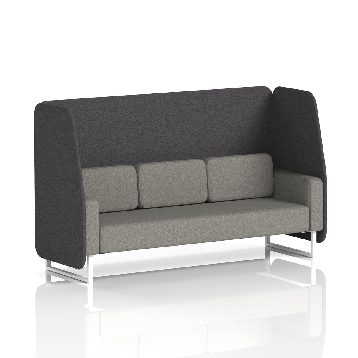 Henry 3 Seater Open Booth Two Tone