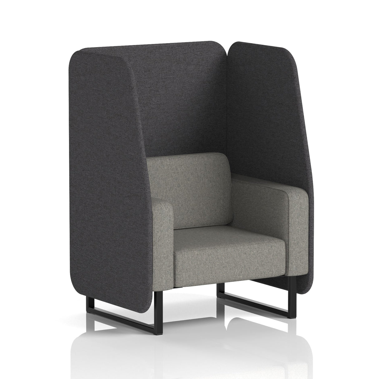 Henry 1 Seat Open Booth Two Tone