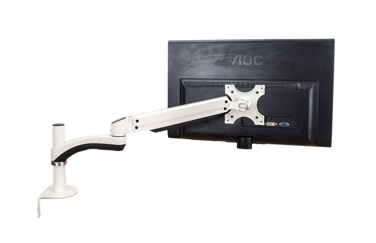 Single Gas Spring Monitor Arm