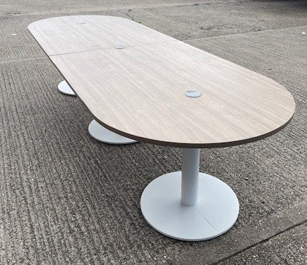 D Ended Boardroom Table
