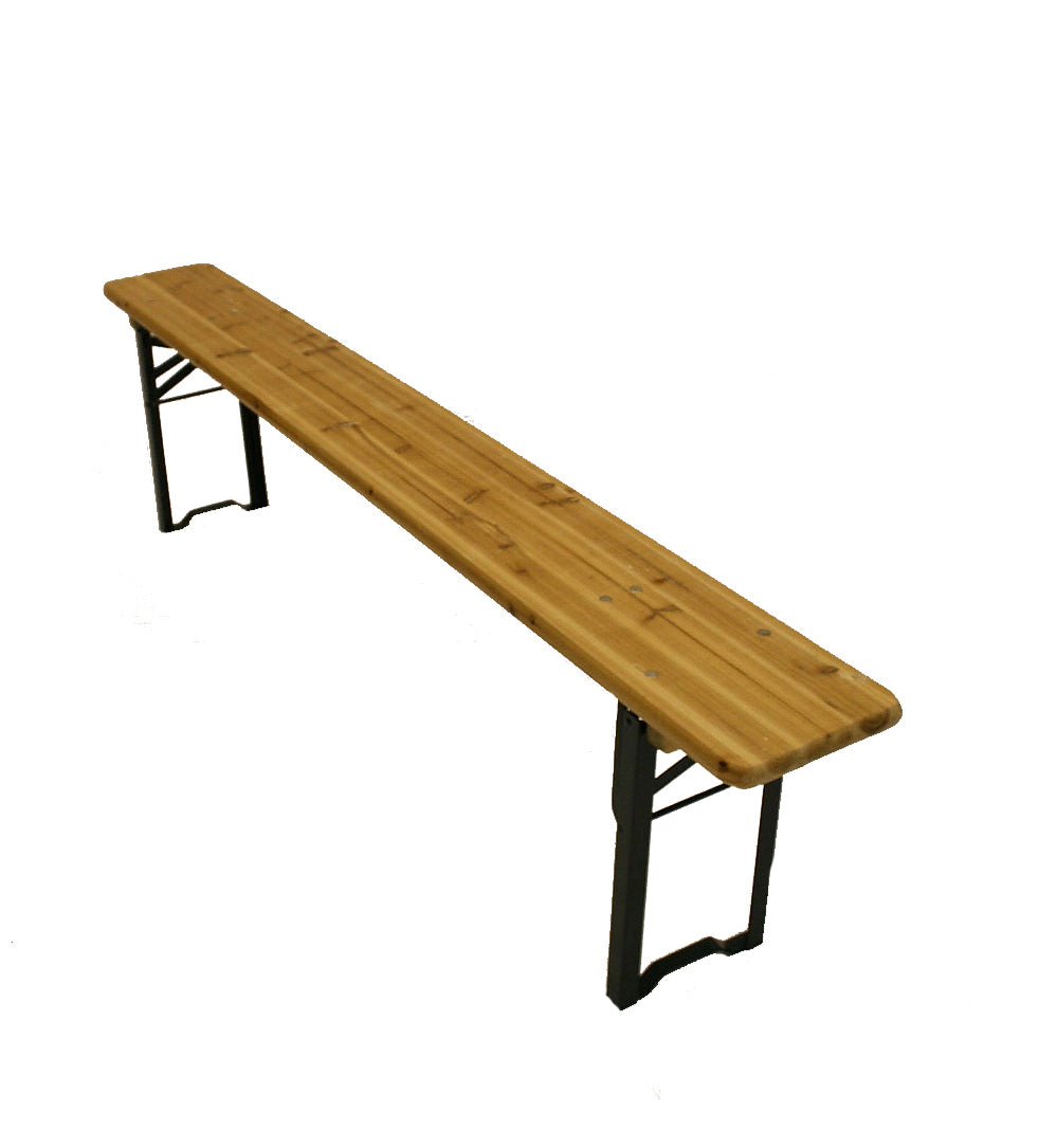 Wooden Trestle Bench