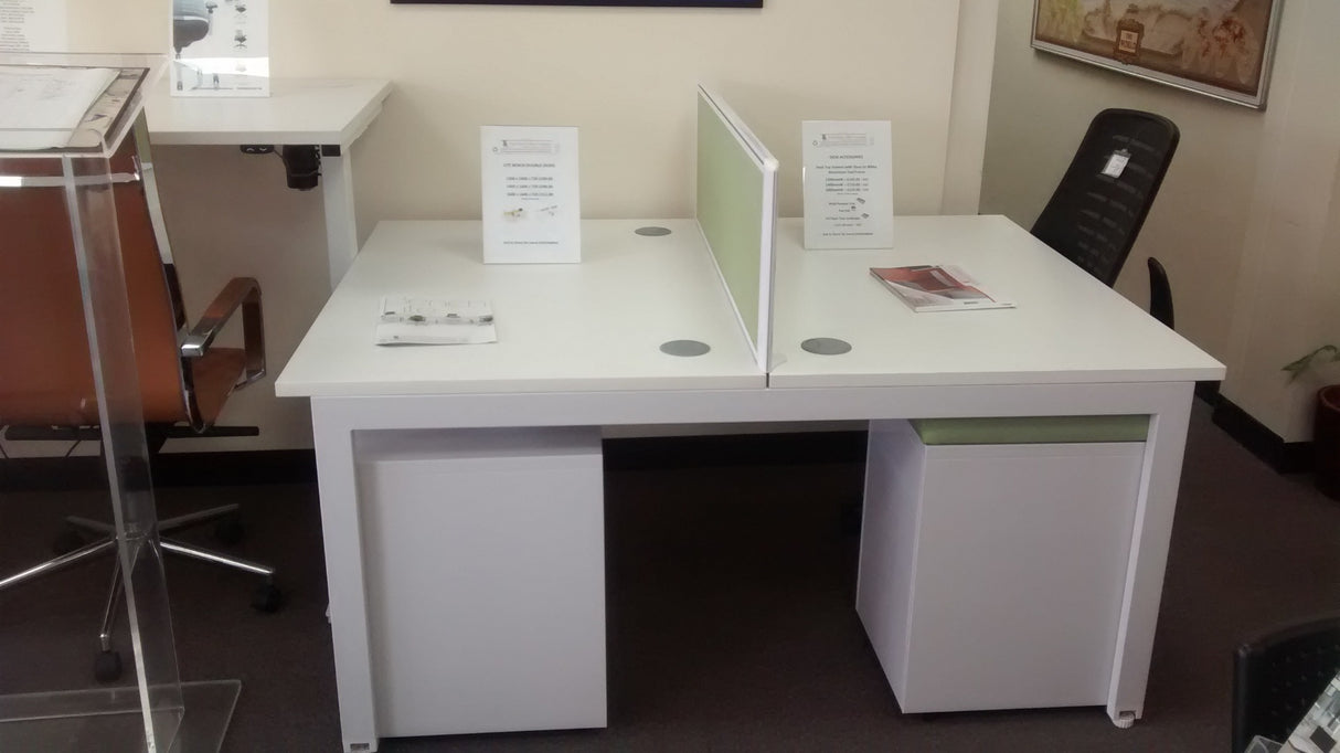 2 User Double Bench Lite System 1600 Leg Frame