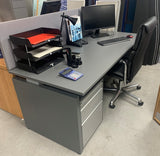 Bene Dark Grey Executive Desk