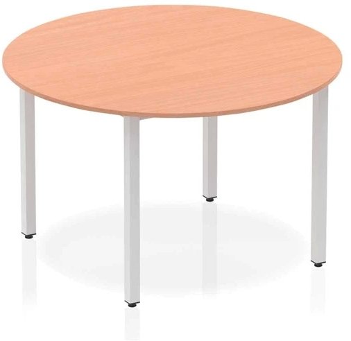 Circular Table with Box Frame Leg