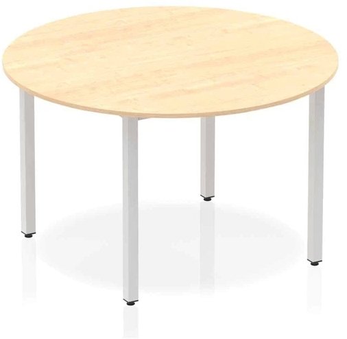 Circular Table with Box Frame Leg