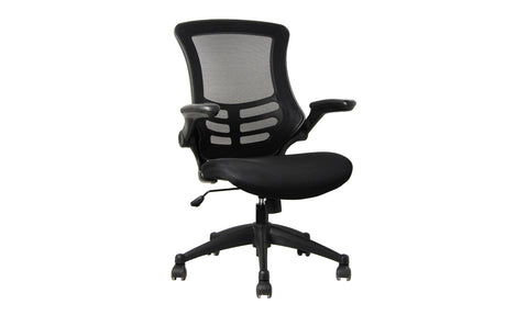 Mesh Back Operator Chair Folding Arms