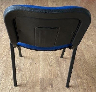 ISO Stacking Chair Black/Vinyl
