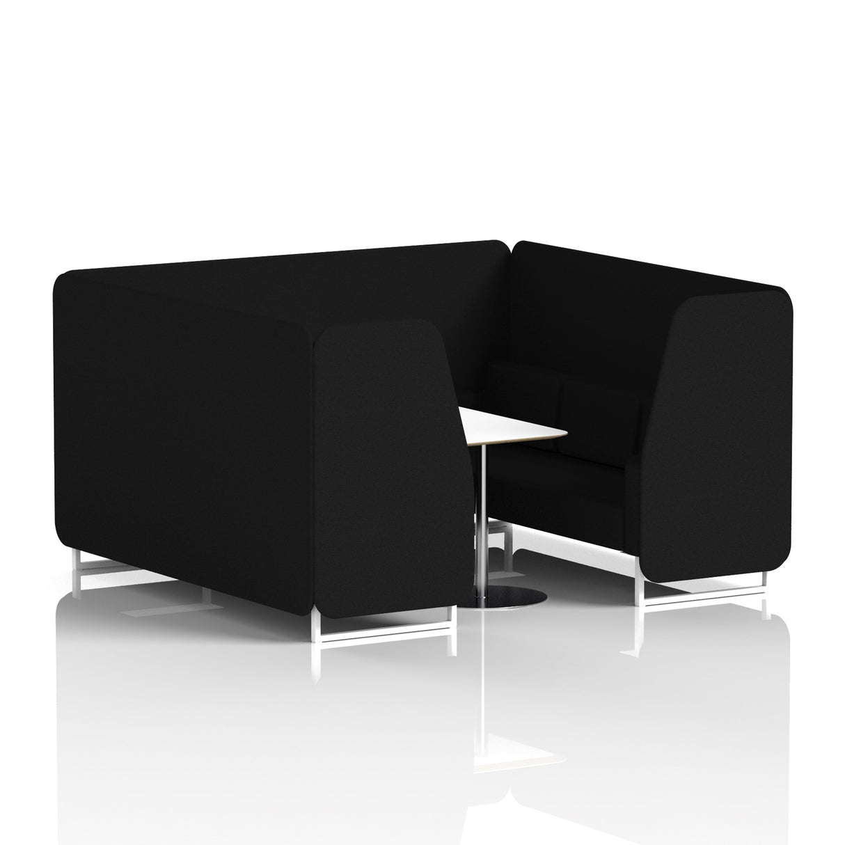 Henry 6 Seater Booth with Table