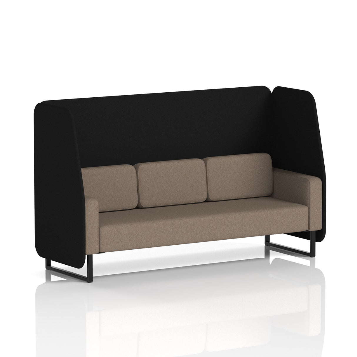 Henry 3 Seater Open Booth Two Tone
